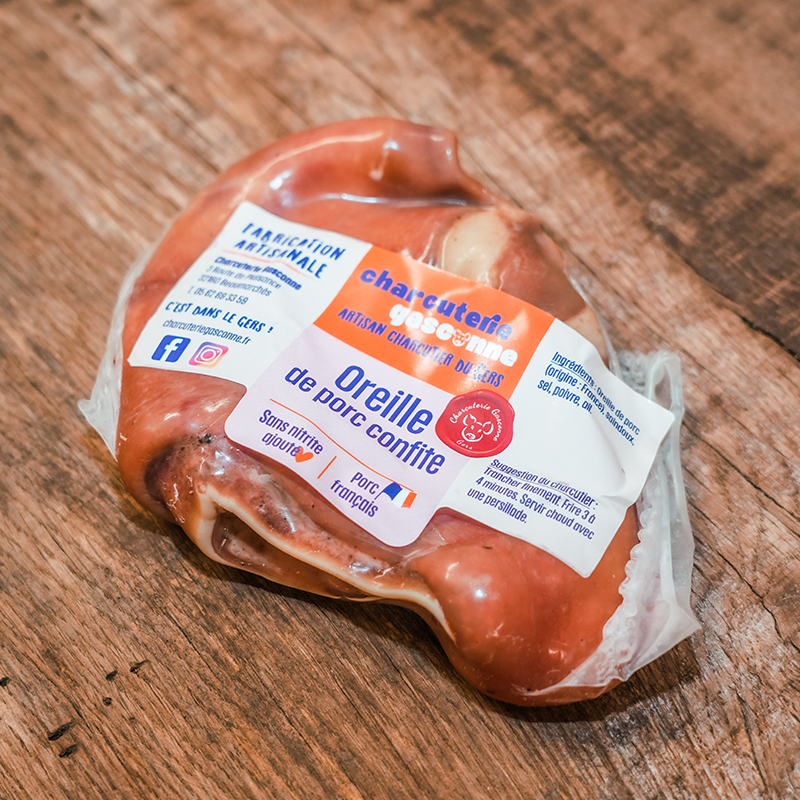 Oreille de porc confite artisanale | Charcuterie Gasconne