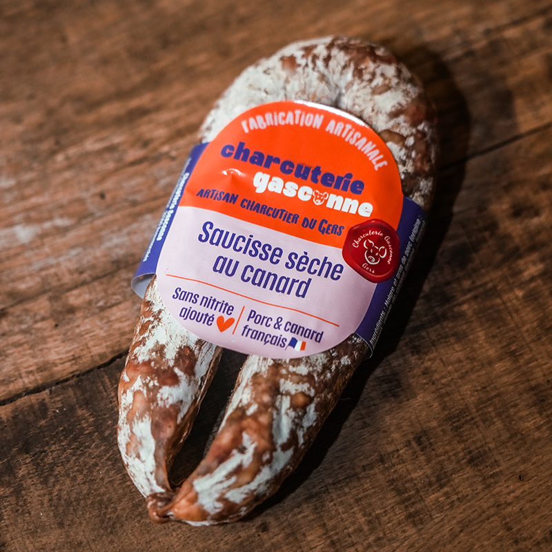 Saucisse sèche au canard