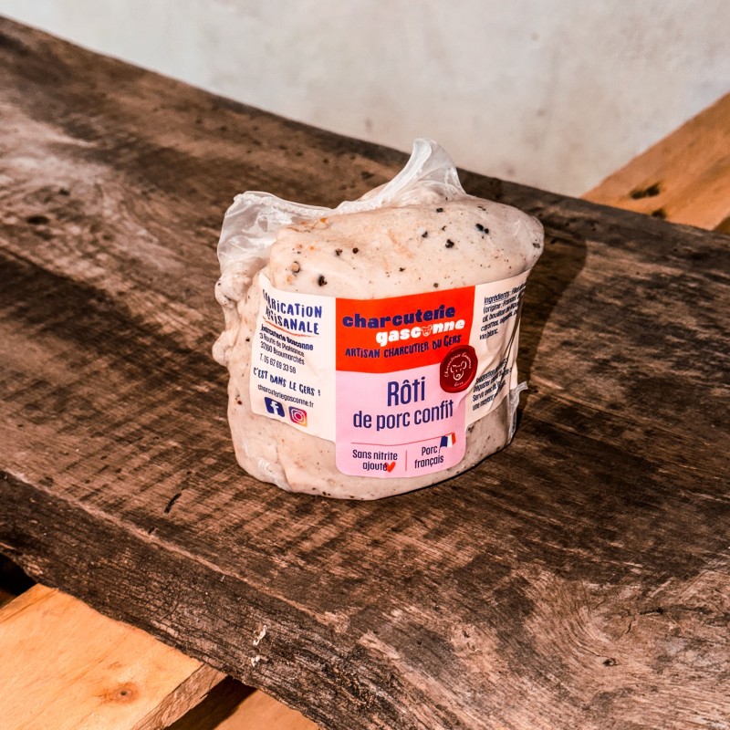 Rôti de porc confit en bloc | Charcuterie Gasconne