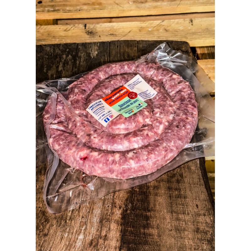 Saucisse de Toulouse de Porc artisanale | Charcuterie Gasconne