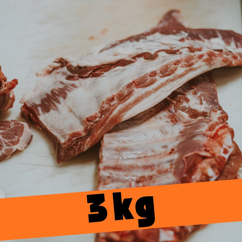 Coustous épais de porc frais 3kg| Charcuterie Gasconne